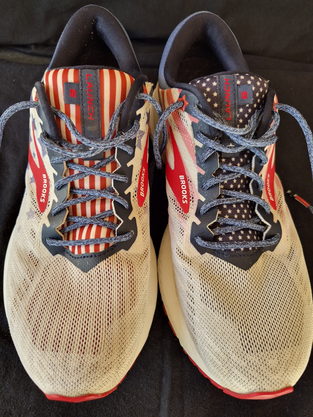 Brooks Launch Men's Running Shoes - Red, White & Blue